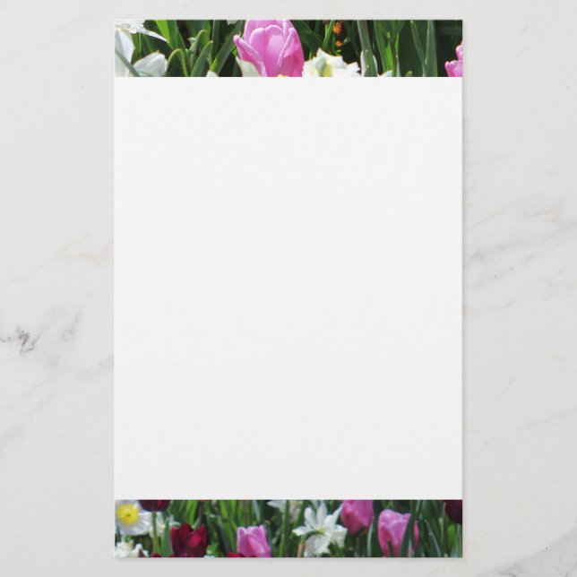 Falln Romantic Spring Morning Stationery (Front)