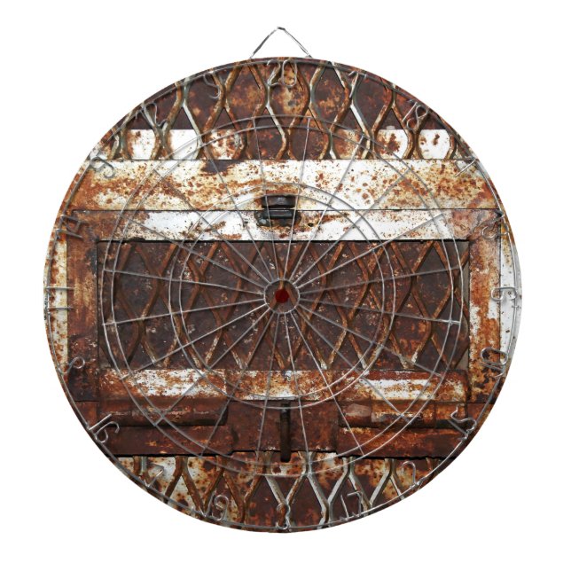 Falln Rusted Window Dartboard (Front)
