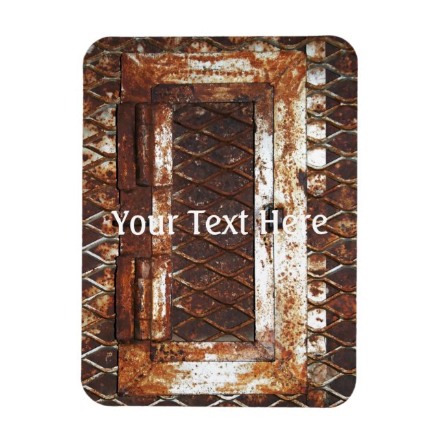 Falln Rusted Window Magnet (Vertical)