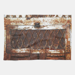 Falln Rusted Window Tea Towel