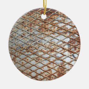 Falln Rusty Grate Ceramic Tree Decoration