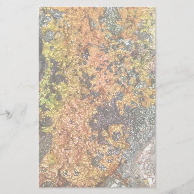 Falln Rusty Sunset Stones Stationery (Front)