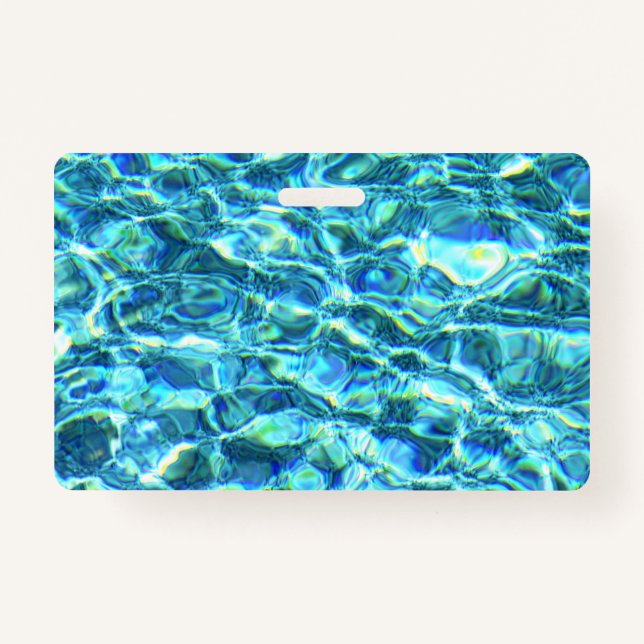 Falln Shimmering Water ID Badge (Front)