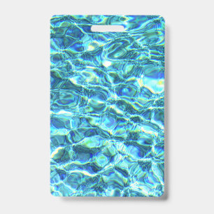 Falln Shimmering Water ID Badge