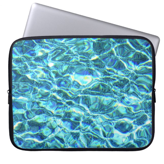 Falln Shimmering Water Laptop Sleeve (Front)