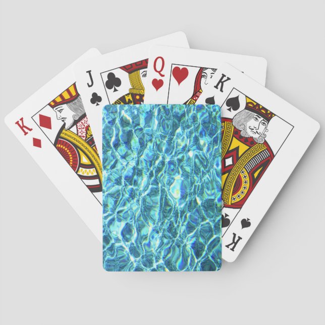 Falln Shimmering Water Playing Cards (Back)