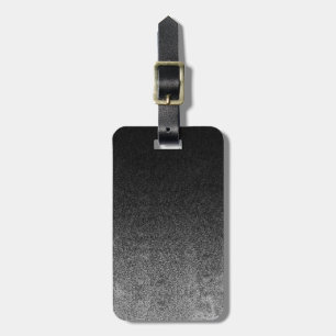 Falln Silver & Black Glitter Gradient Luggage Tag