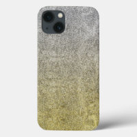 Falln Silver & Gold Glitter Gradient