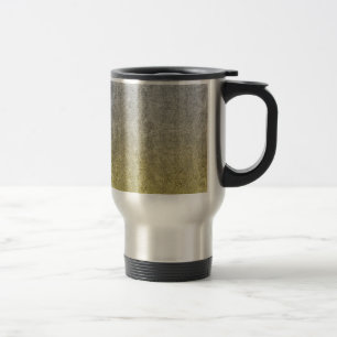 Falln Silver & Gold Glitter Gradient Travel Mug