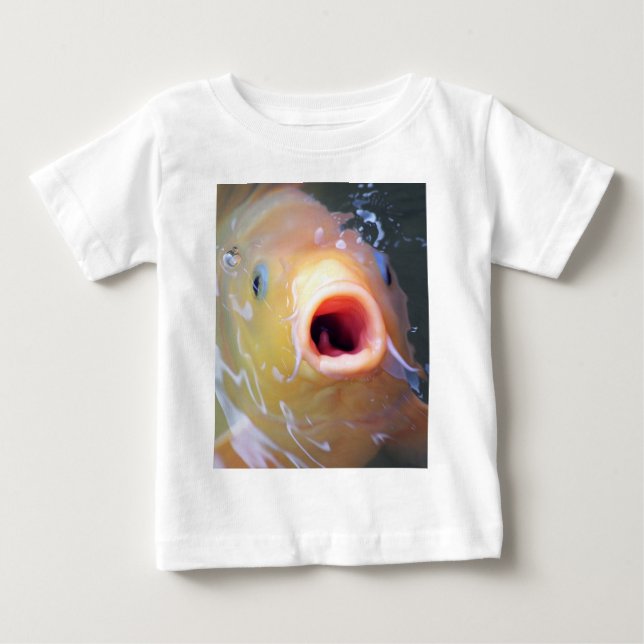 Falln Singing Ghost Koi Baby T-Shirt (Front)