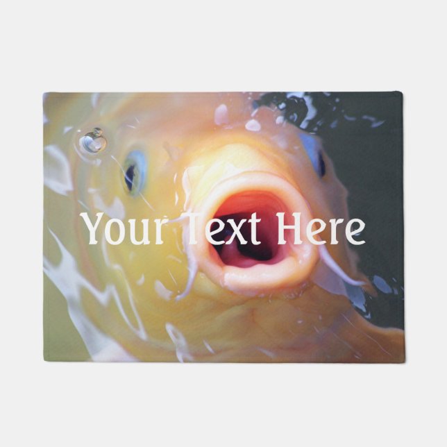 Falln Singing Ghost Koi Doormat (Front)