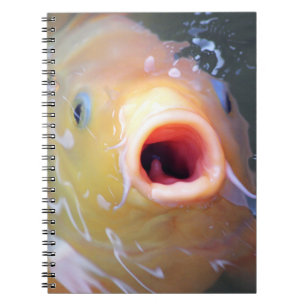 Falln Singing Ghost Koi Spiral Notebook