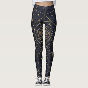 Falln Spider Silk Stars Leggings