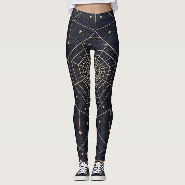 Falln Spider Silk Stars Leggings (Front)