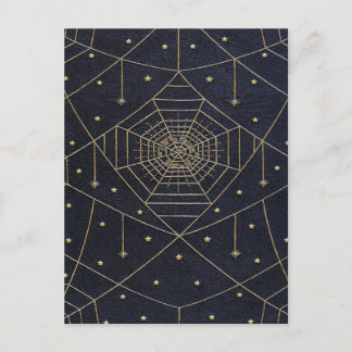 Falln Spider Silk Stars Postcard