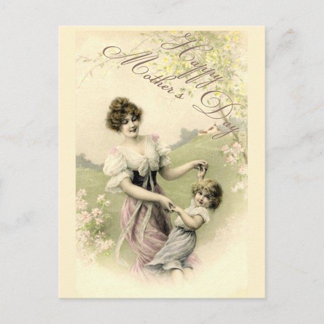 Falln Spring Time Dance Mother's Day Postcard (Front)