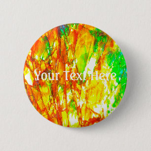 Falln Sunset Ammolite 6 Cm Round Badge