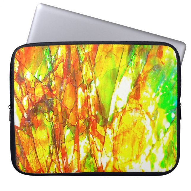 Falln Sunset Ammolite Laptop Sleeve (Front)