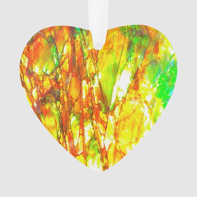 Falln Sunset Ammolite Ornament (Front)