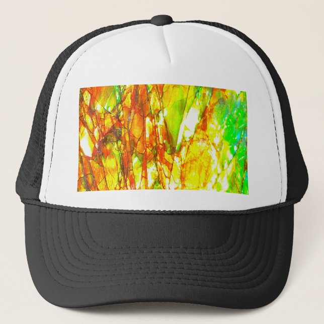 Falln Sunset Ammolite Trucker Hat (Front)