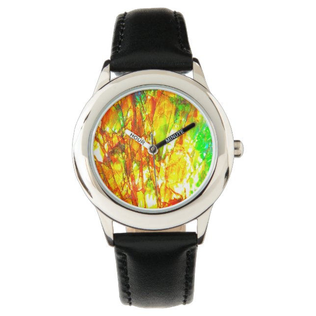 Falln Sunset Ammolite Watch (Front)
