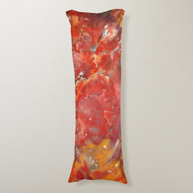 Falln Sunset Splatter Stones Body Cushion (Front Vertical)
