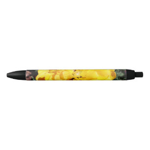 Falln Sunshine Floral Black Ink Pen