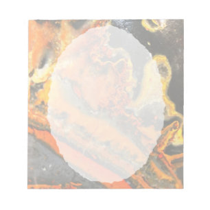 Falln Swirled Orange Stones Notepad