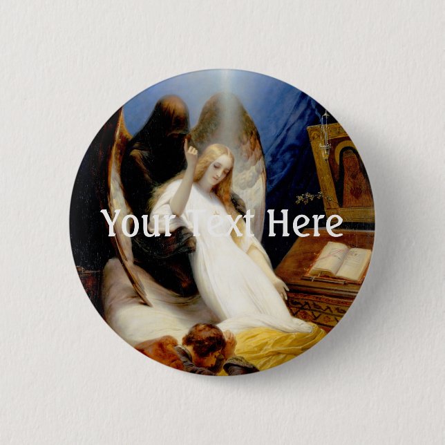 Falln The Angel of Death 6 Cm Round Badge (Front)