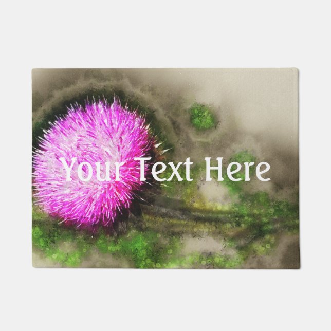 Falln Thistle Magic Doormat (Front)