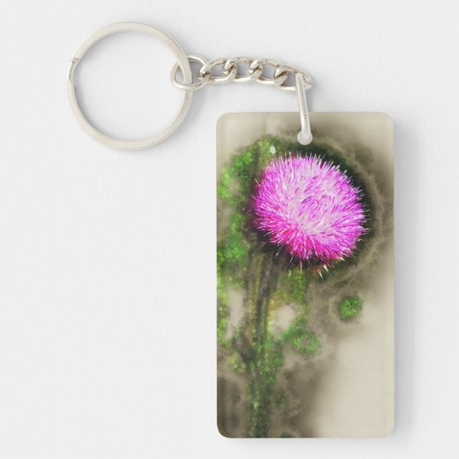 Falln Thistle Magic Key Ring (Front)