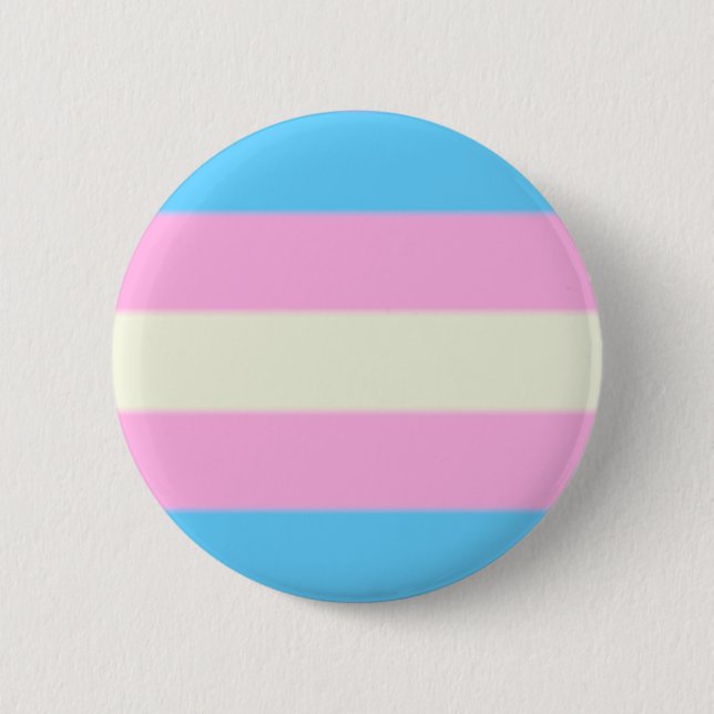 Falln Transgender Pride Flag 6 Cm Round Badge (Front)