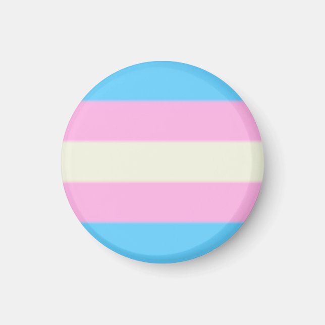 Falln Transgender Pride Flag Magnet (Front)