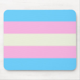 Falln Transgender Pride Flag Mouse Pad