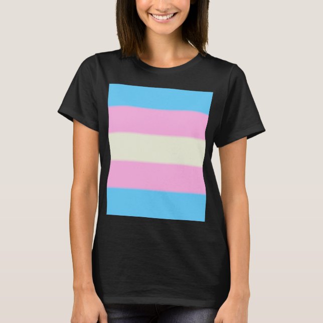 Falln Transgender Pride Flag T-Shirt (Front)