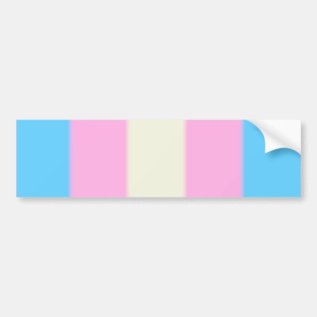 Falln Transgender Pride Flag Version 2 Bumper Sticker (Front)