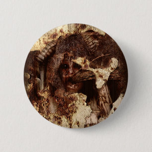 Falln Trapped Within 6 Cm Round Badge