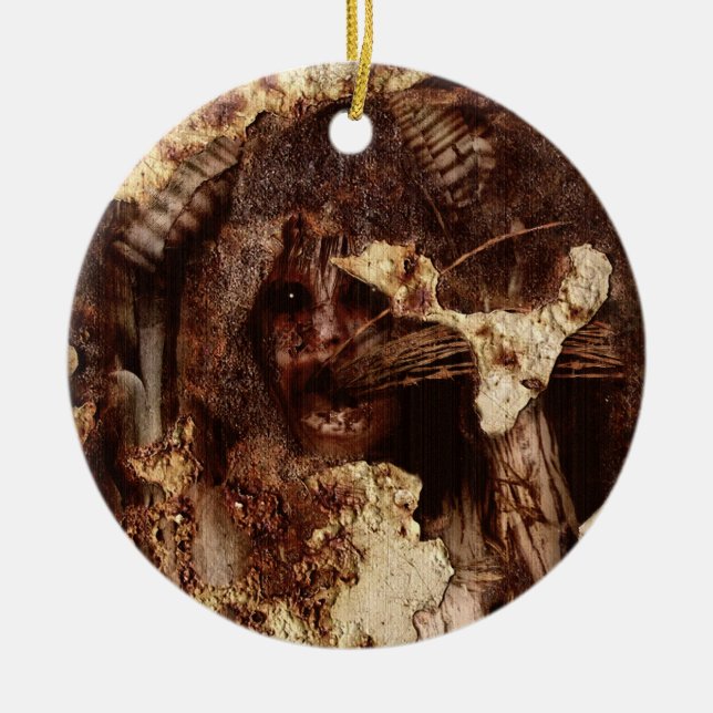 Falln Trapped Within Ceramic Tree Decoration (Front)