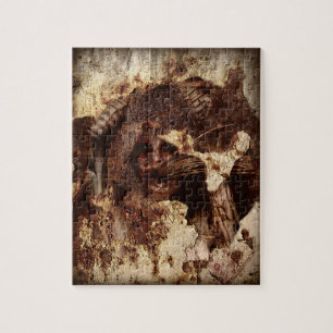 Falln Trapped Within Jigsaw Puzzle