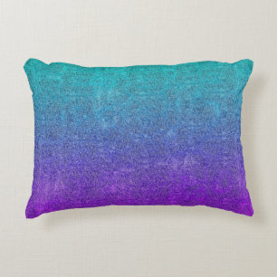 Falln Tropical Dusk Glitter Gradient Decorative Cushion