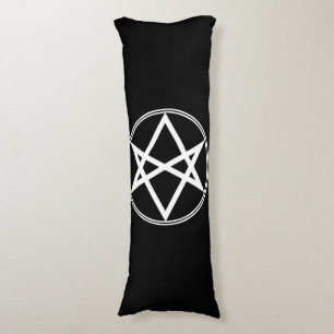 Falln Unicursal Hexagram White Body Cushion