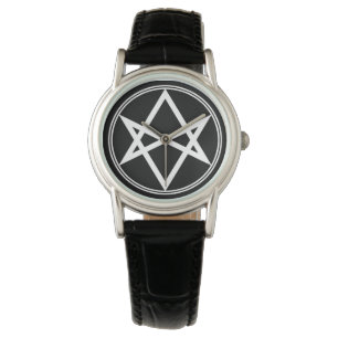 Falln Unicursal Hexagram White Watch