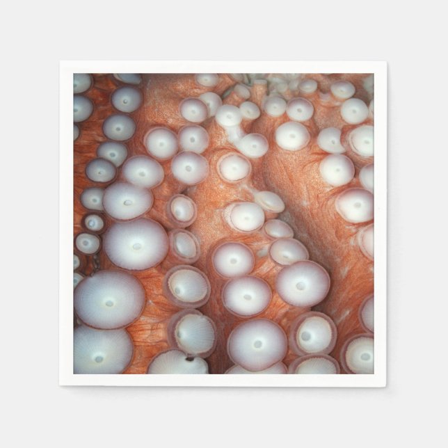 Falln Up Close Octopus Napkin (Front)
