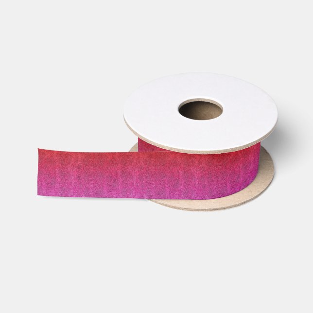 Falln Valentine Glitter Gradient Satin Ribbon (Spool)