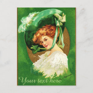 Falln Wearing of the Green Postcard