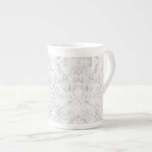 Falln White Lace Bone China Mug