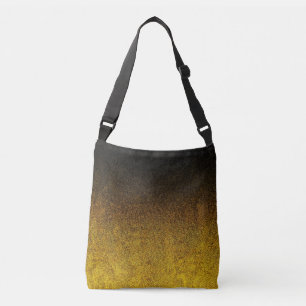 Falln Yellow & Black Glitter Gradient Crossbody Bag