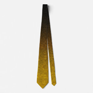Falln Yellow & Black Glitter Gradient Tie