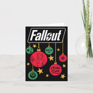 Fallout Logo Christmas Ornaments Video Game Card