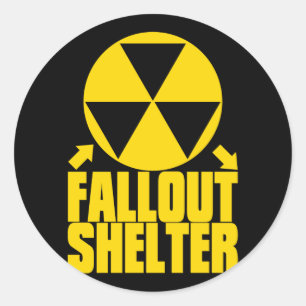 Fallout_Shelter Classic Round Sticker